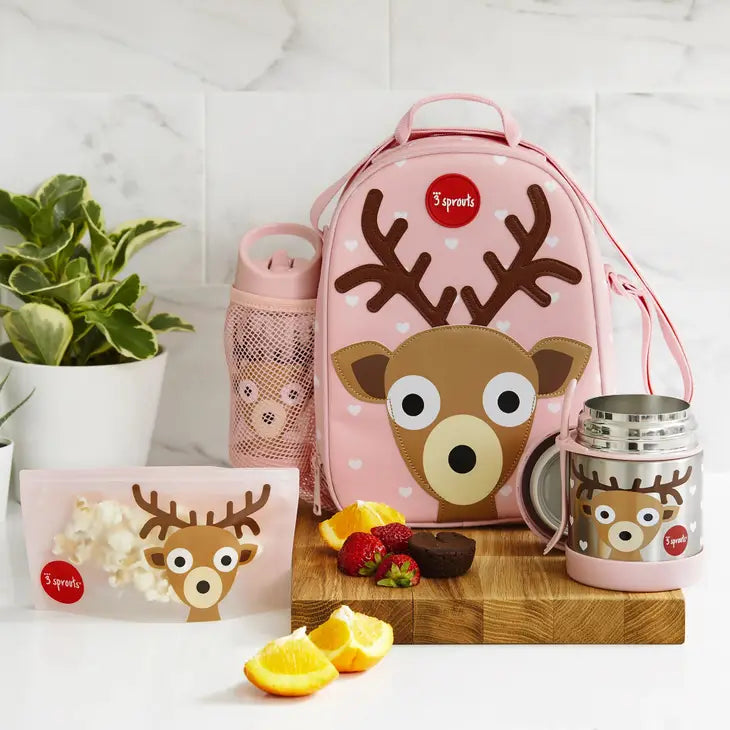 Stainless Steel Food Jar - Deer