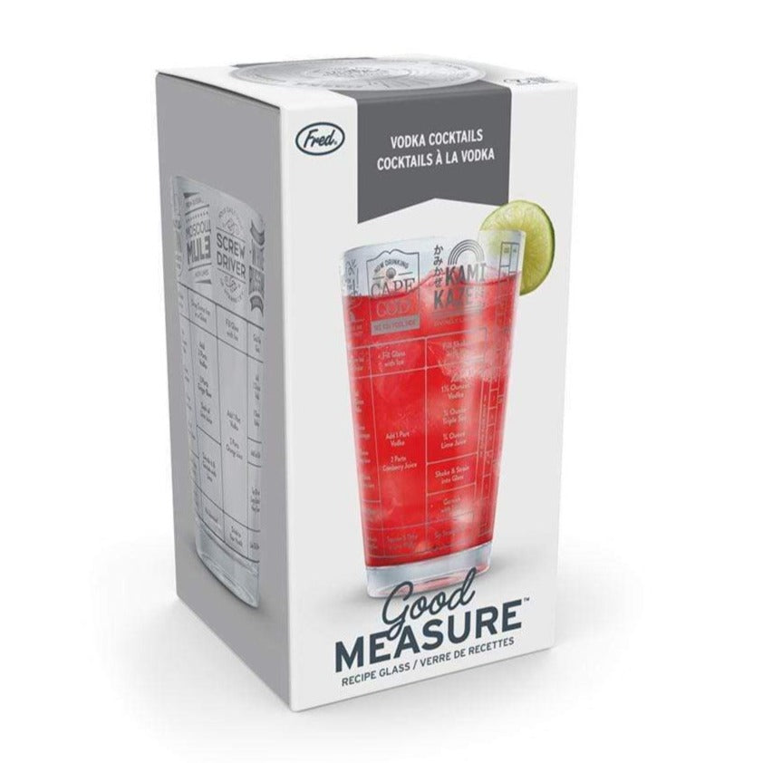 Fred- Good Measure Recipe Glass- Vodka