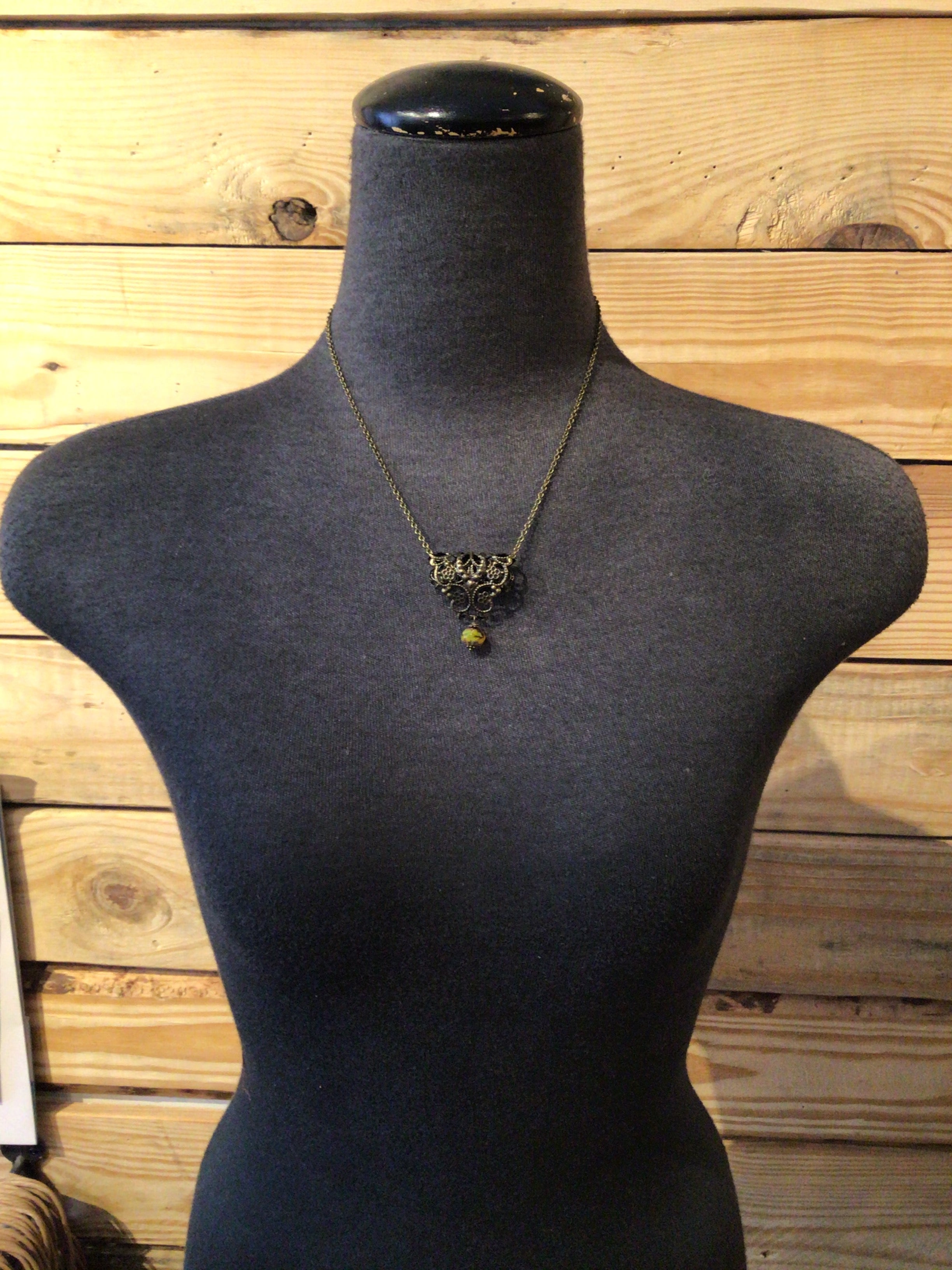 Necklace- Pendant & Crystal