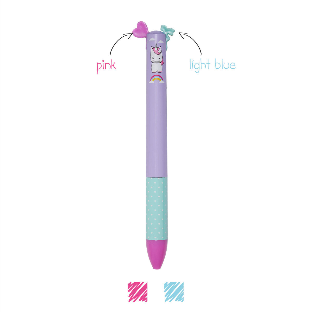 Pen- Click Clack 2 Colour- Assorted