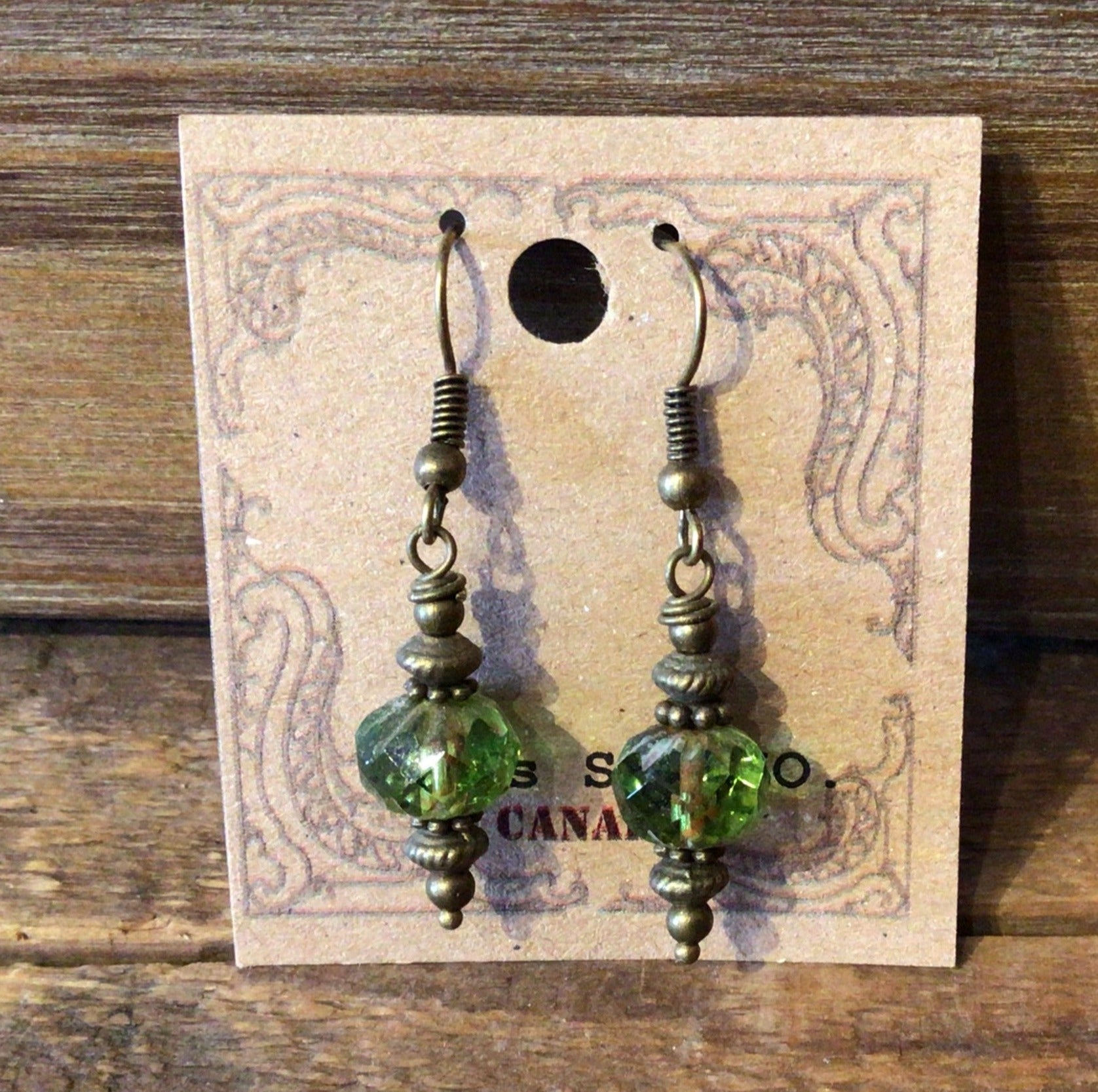 Earrings- Blue Crystal