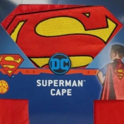 Cape- Batman/Superman Embroidered Logo