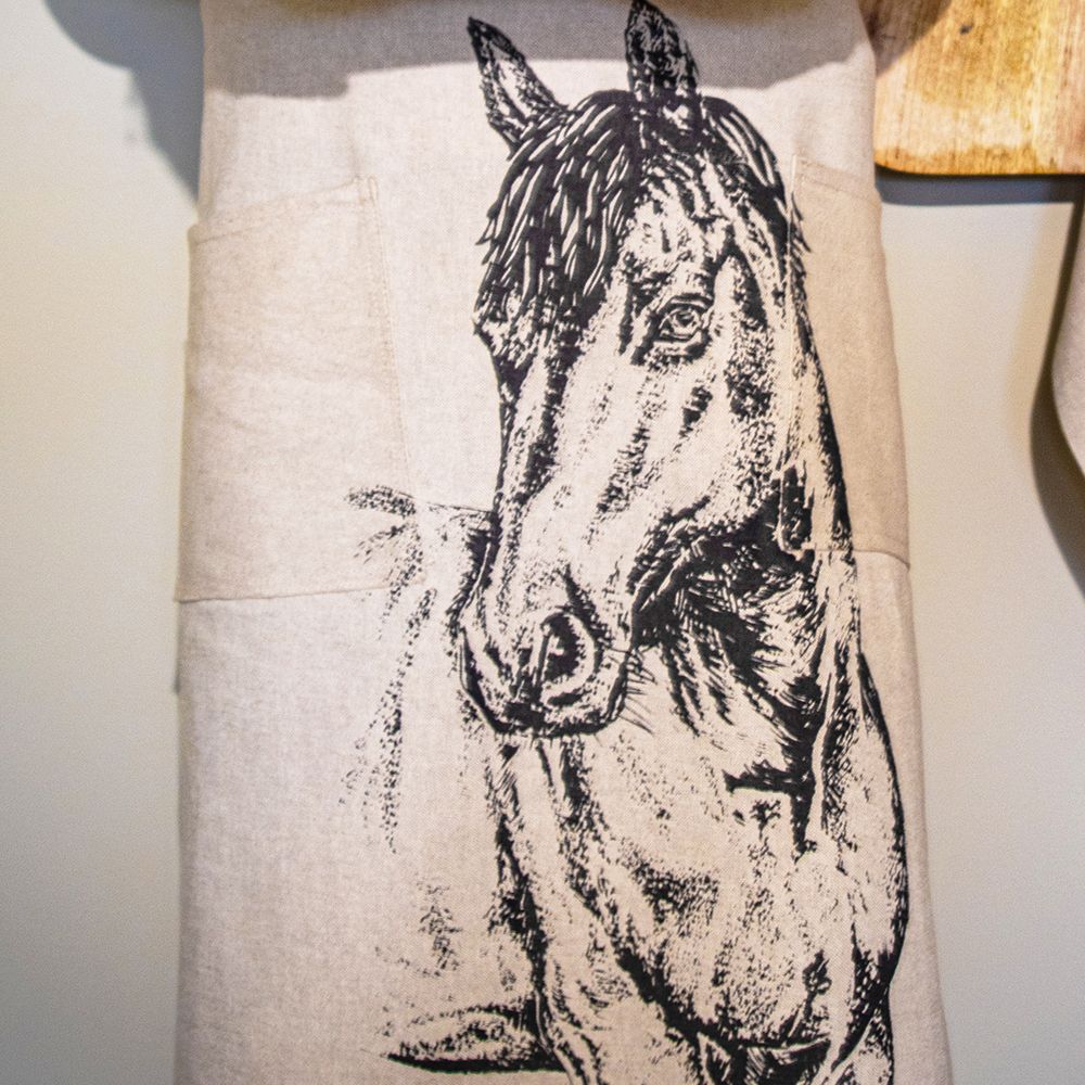 Apron- Linen Horse