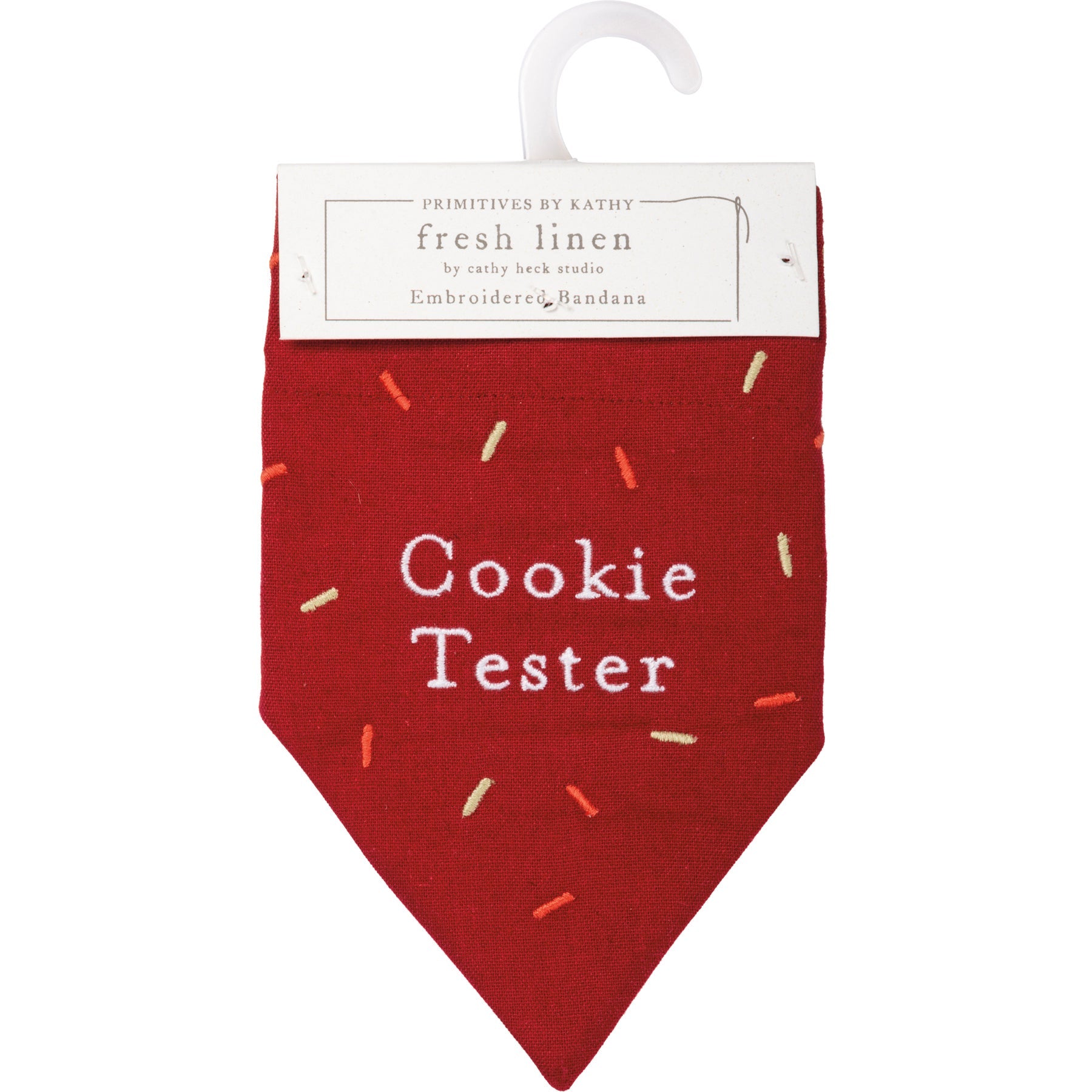 Reversible Pet Bandana- Cookie Tester- Asst Sizes