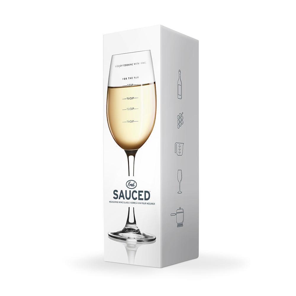 Fred- Sauced Measuring Wine Glass