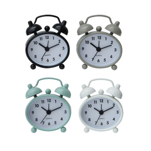Alarm Clock- Metal Assorted Colours