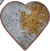 Trays- Metal Heart- Assorted