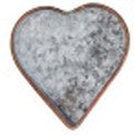 Trays- Metal Heart- Assorted