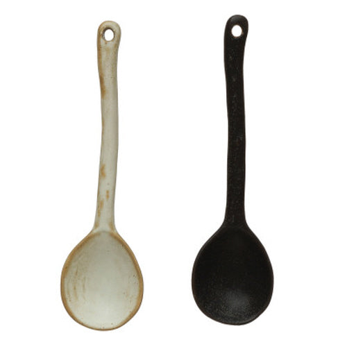Spoon- Stoneware Assorted Colours