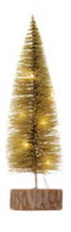 Bottle Brush Tree w/LED Lights Assorted