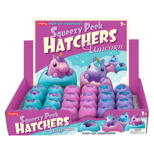 Unicorn Squeezy Peek Hatchers