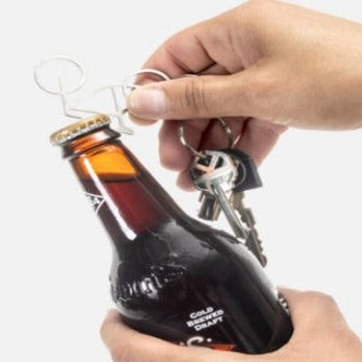 Key Ring- Bicycle w/Bottle Opener