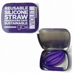 Reusable Straw Single Tin- Assorted Colours